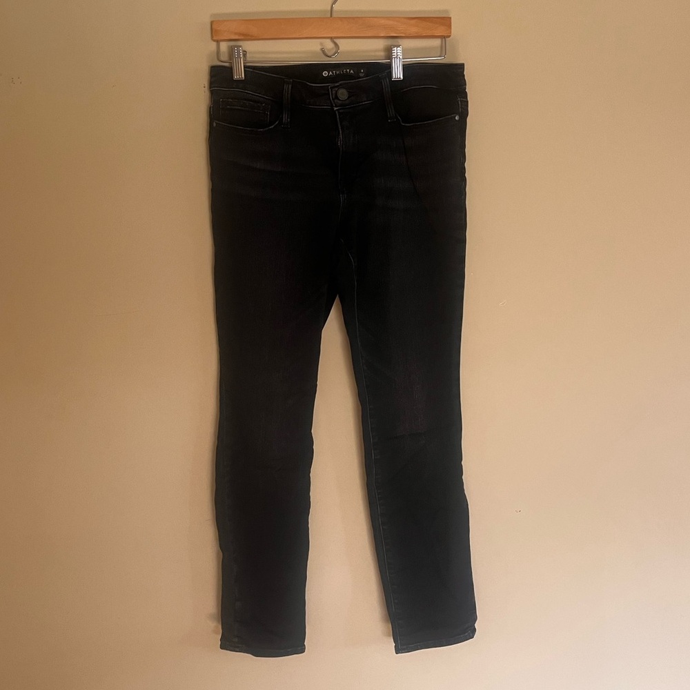 Athleta Sculptek skinny high rise jeans